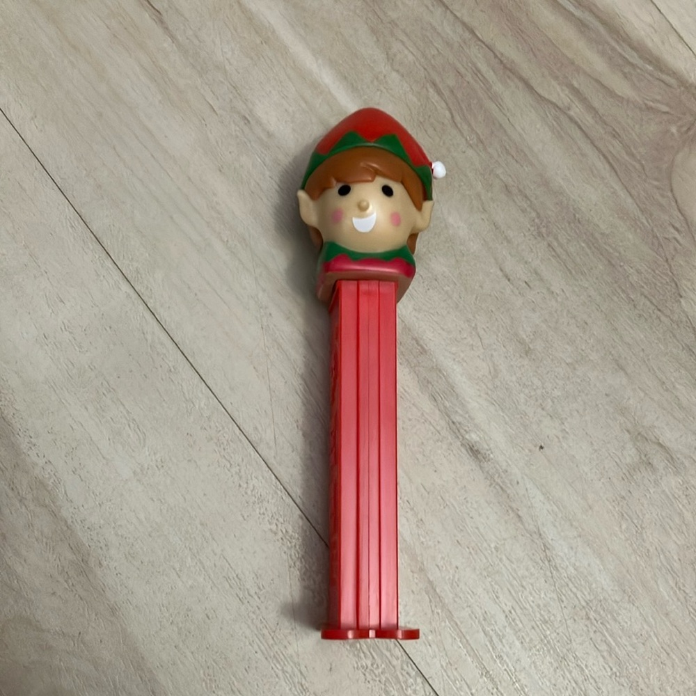 Festive Elf PEZ Dispenser - Red and Green